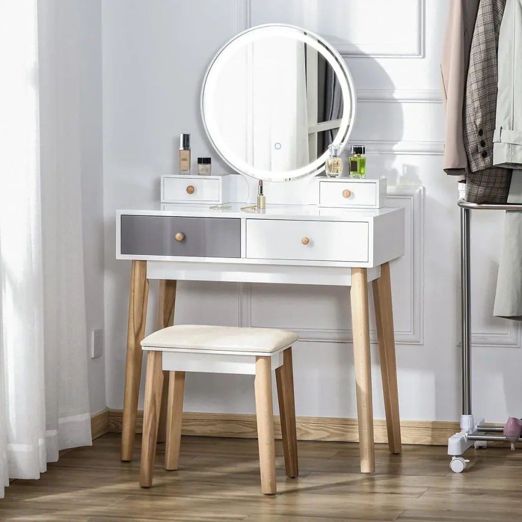 Dressing table chest of drawers table Scandi Design