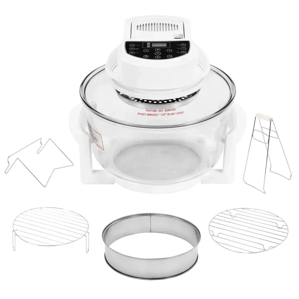 Convection oven with extension ring and timer 1400 W 17 L