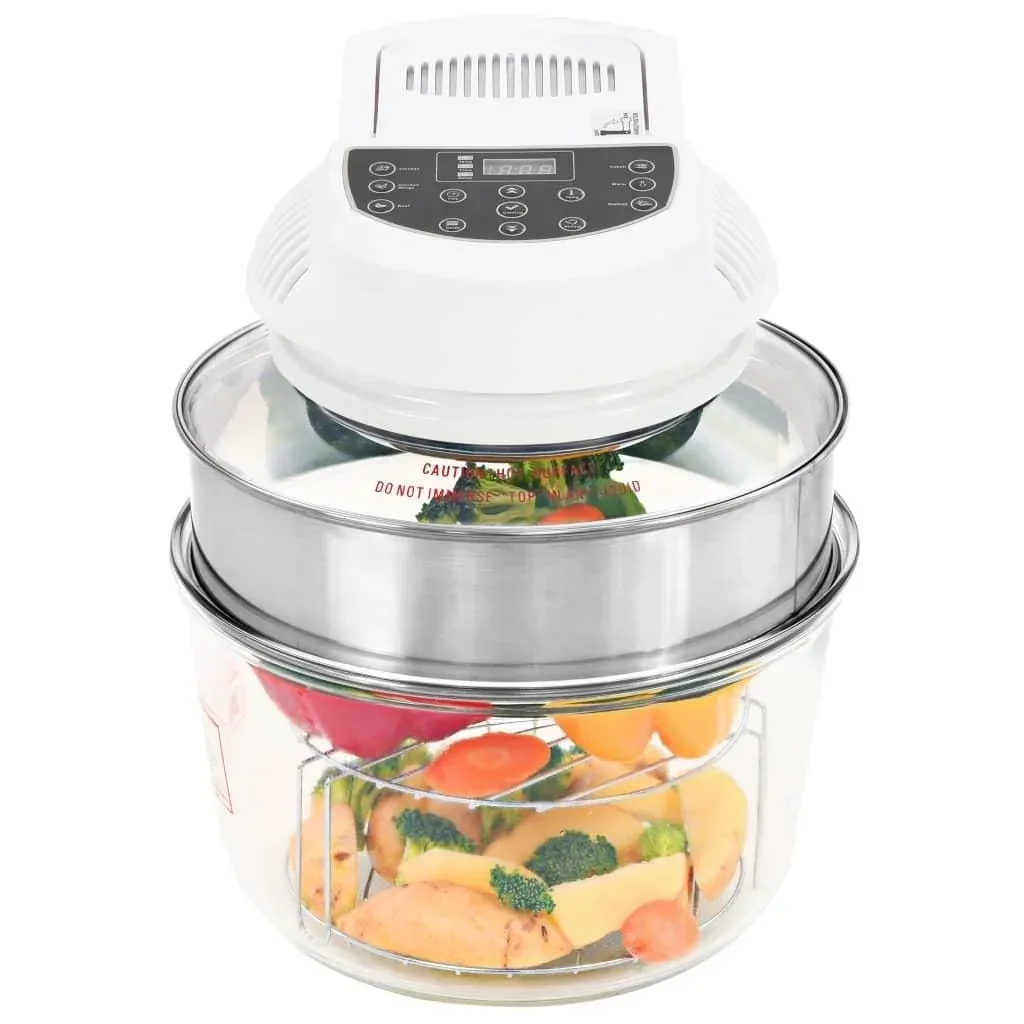 Convection oven with extension ring and timer 1400 W 17 L