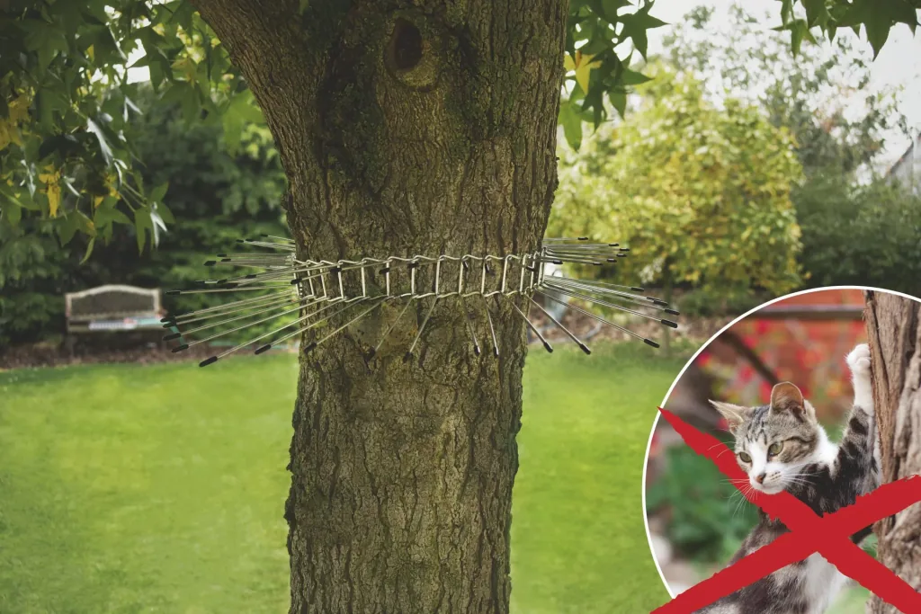 Cat repellent belt