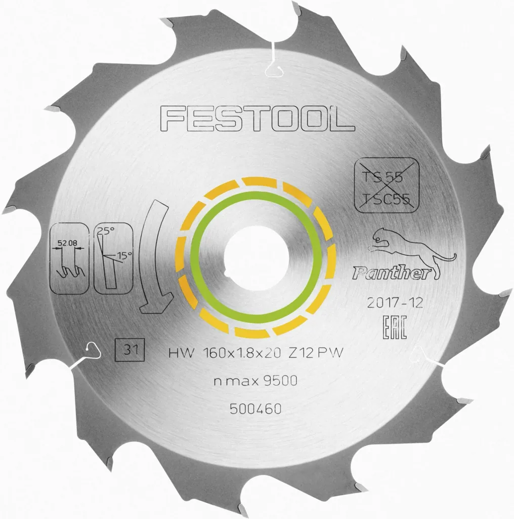 Circular saw blade 160 x 1.8 x 20 PW12