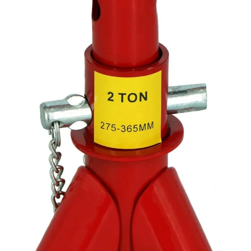 Axle stands 2 pieces - 2 ton capacity - 23x23x37 cm
