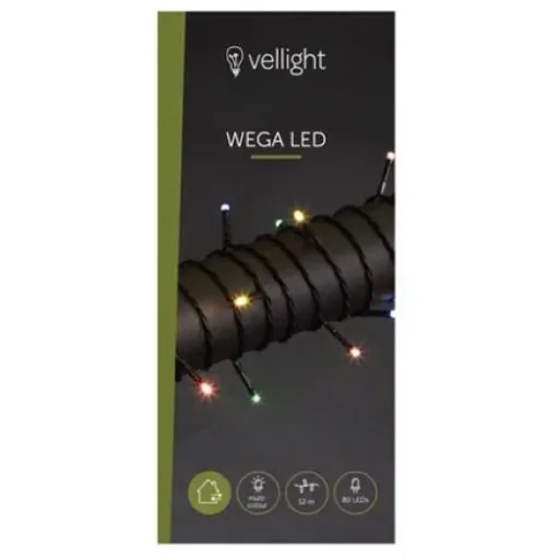 Vellight Christmas Lights - 12m - 80 LEDs - Multicolored - Indoor & Outdoor