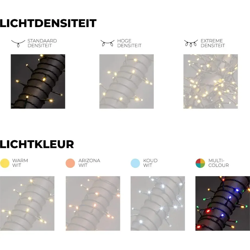 Vellight Christmas Lights - 12m - 80 LEDs - Multicolored - Indoor & Outdoor
