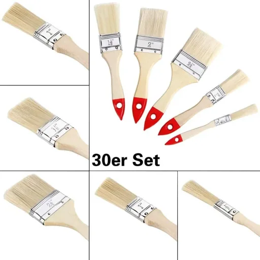 30-piece brush set - 5 different brushes