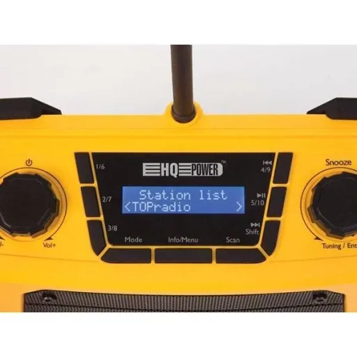 Robust construction site radio - DAB/DAB+/FM - 2 x 2.5 W