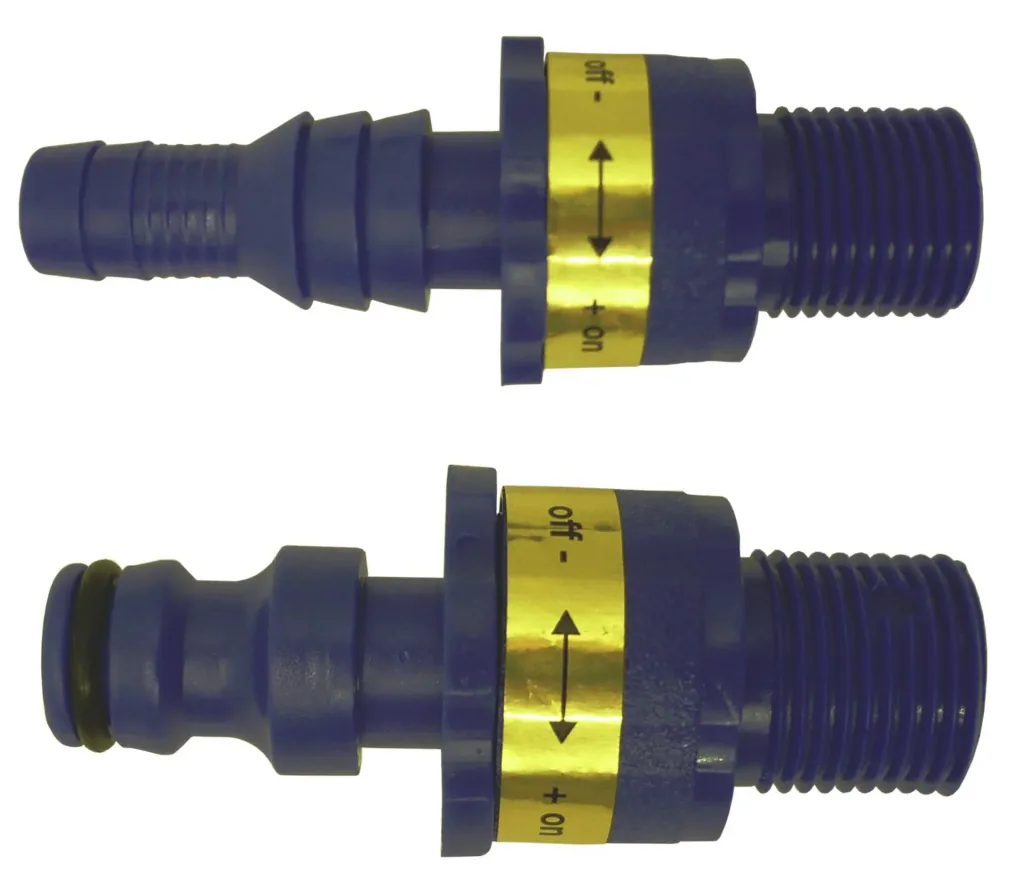 Professional washing set for large vehicles, straight end piece