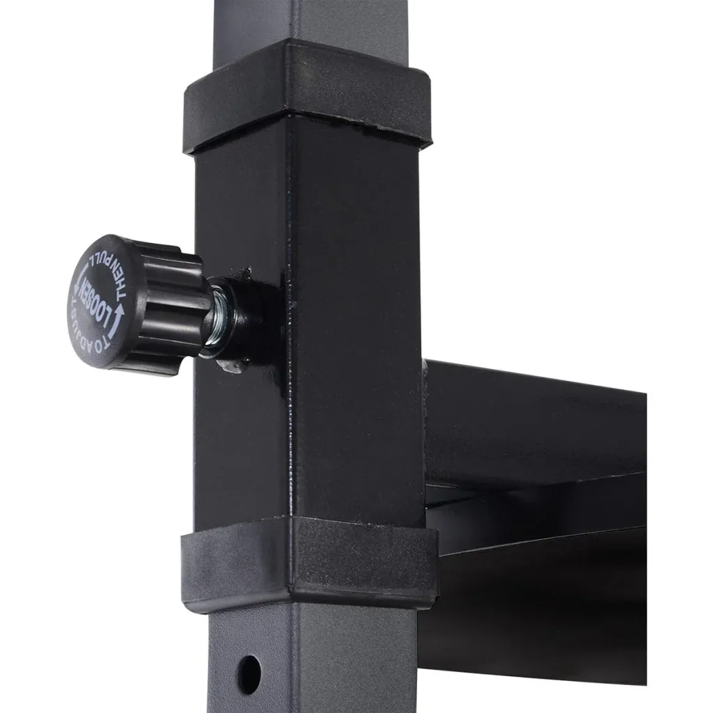 Punching bag stand with punching ball black