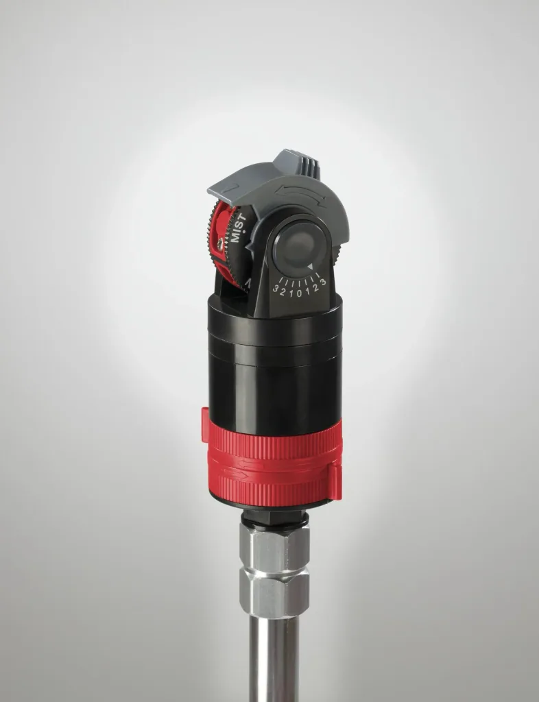 Lawn sprinkler with 5-way spray head