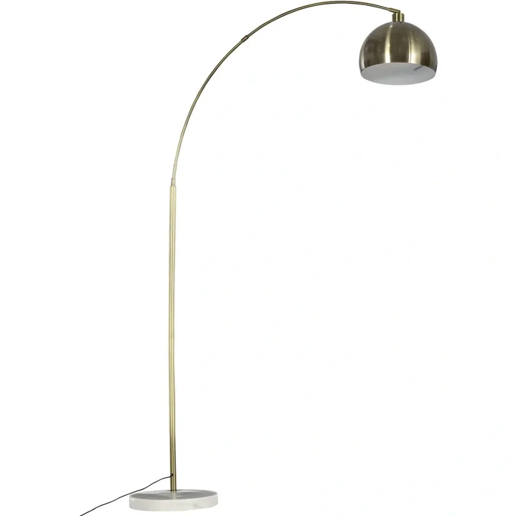 Homcom floor lamp with adjustable shade bronze