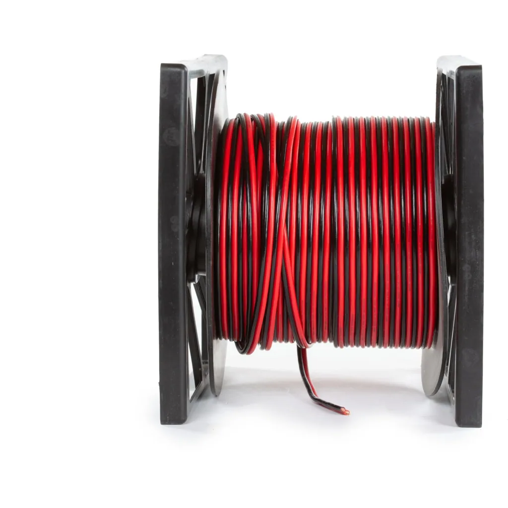speaker cable - red/black - 2 x 4 mm² - 100 m