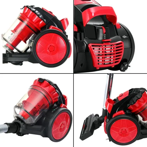 Vacuum cleaner - max. 900 watts - Eco Power - Multi Cyclone Red