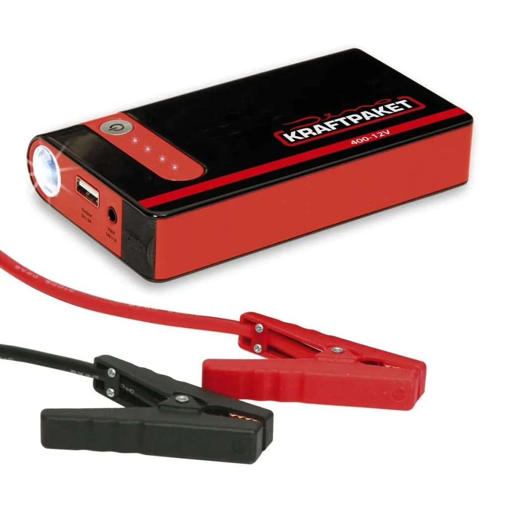 Jump starter 12 Volt - 9,000 mAh - 400 A