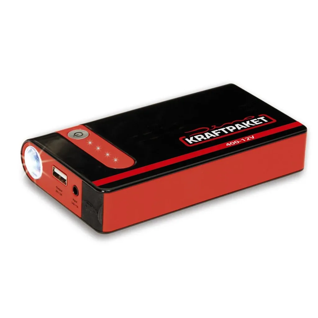 Jump starter 12 Volt - 9,000 mAh - 400 A