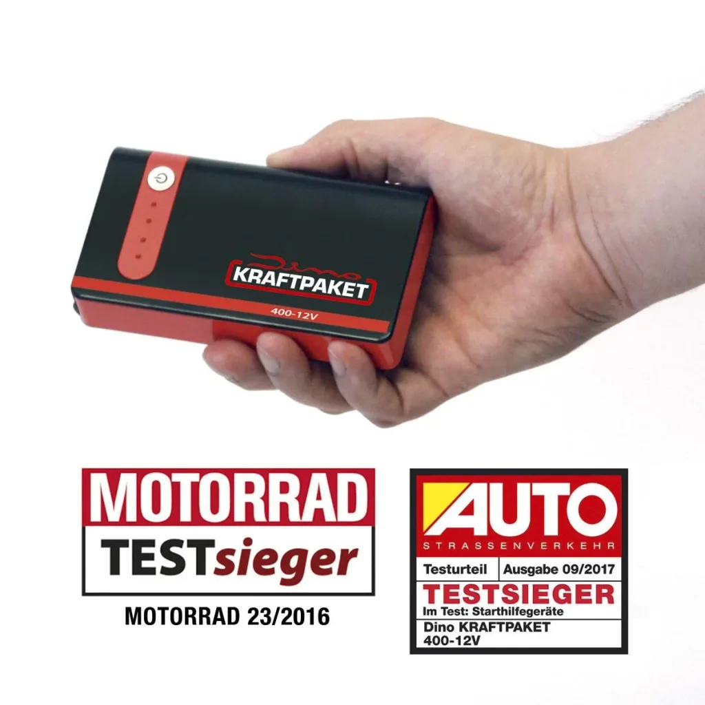 Jump starter 12 Volt - 9,000 mAh - 400 A