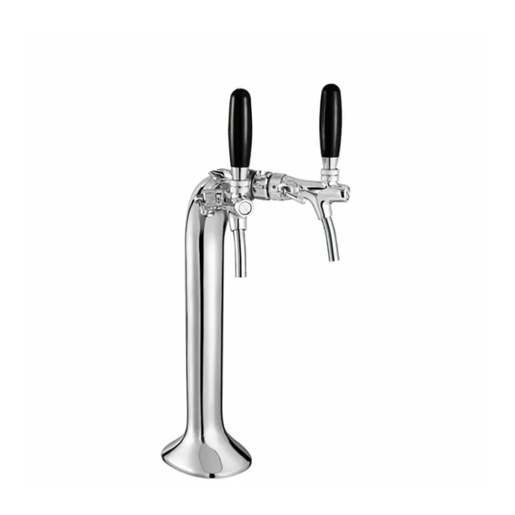 Tapzuil, Biertapzuil, chroom, 2 lineair, Elegant