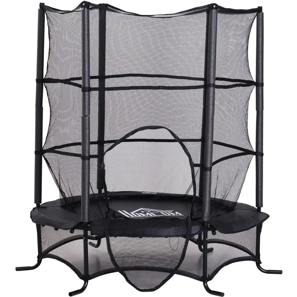 Trampoline for children black