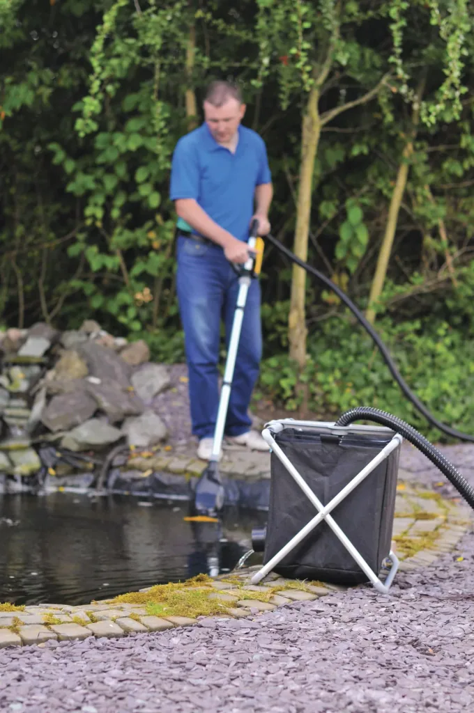 Pond vacuum basket for pond sludge vacuum PONDVAC