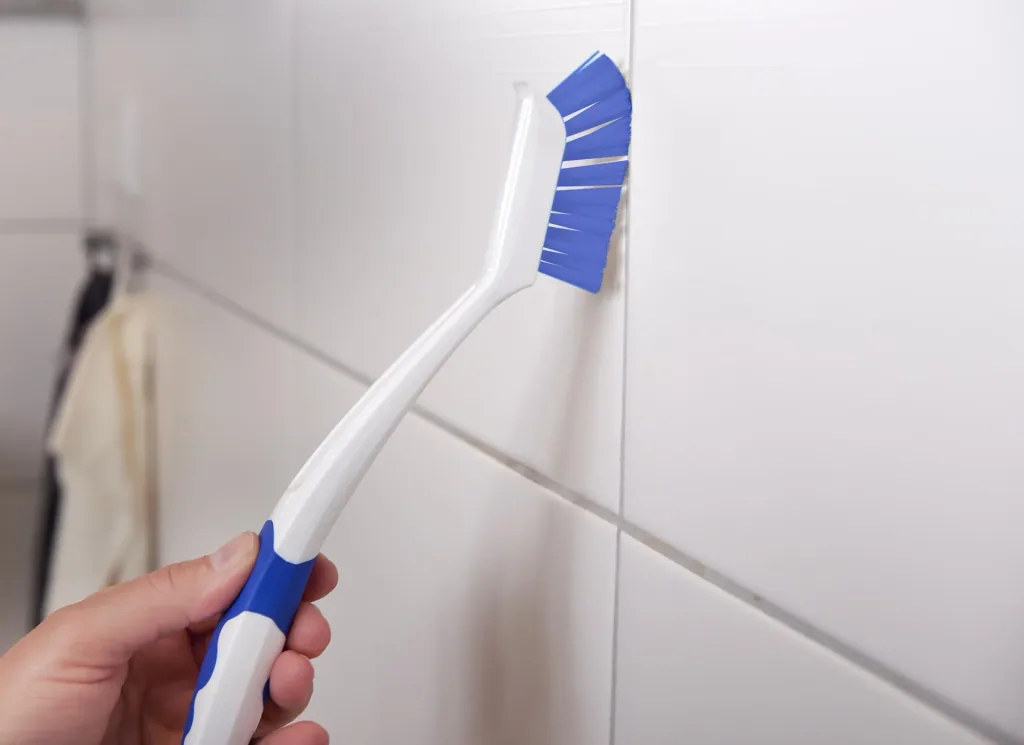 Grout brush with scraper, set of 3
