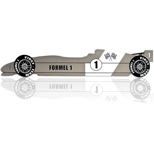 Children's bed Formula 1 Silver