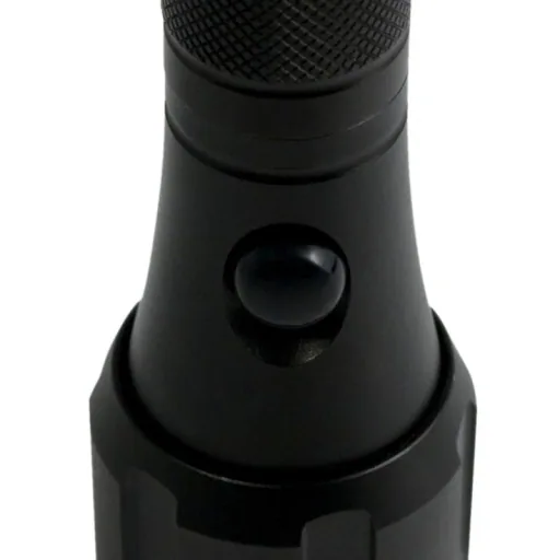 Aluminum flashlight SLD-1, 3 watts, shockproof, splashproof, including 2 AA batteries