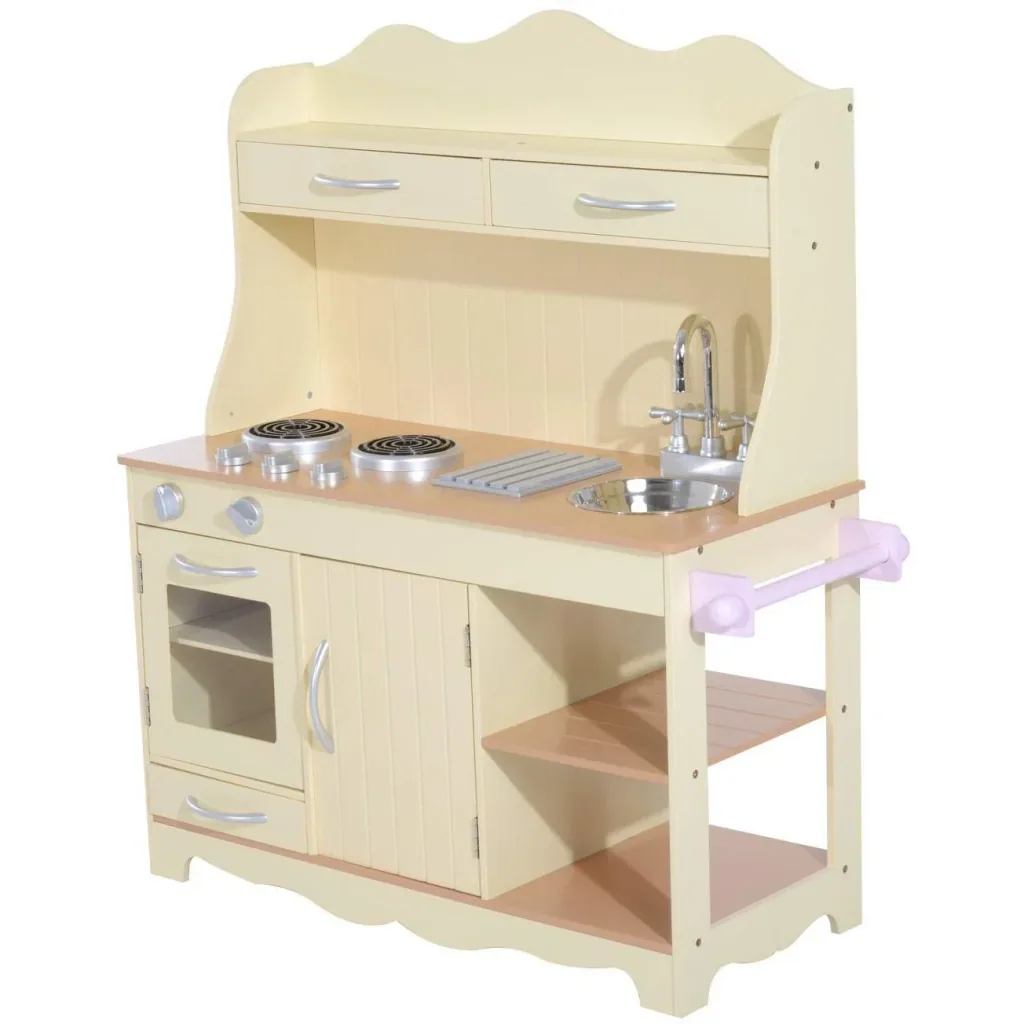 Children's kitchen play kitchen children's play kitchen yellow