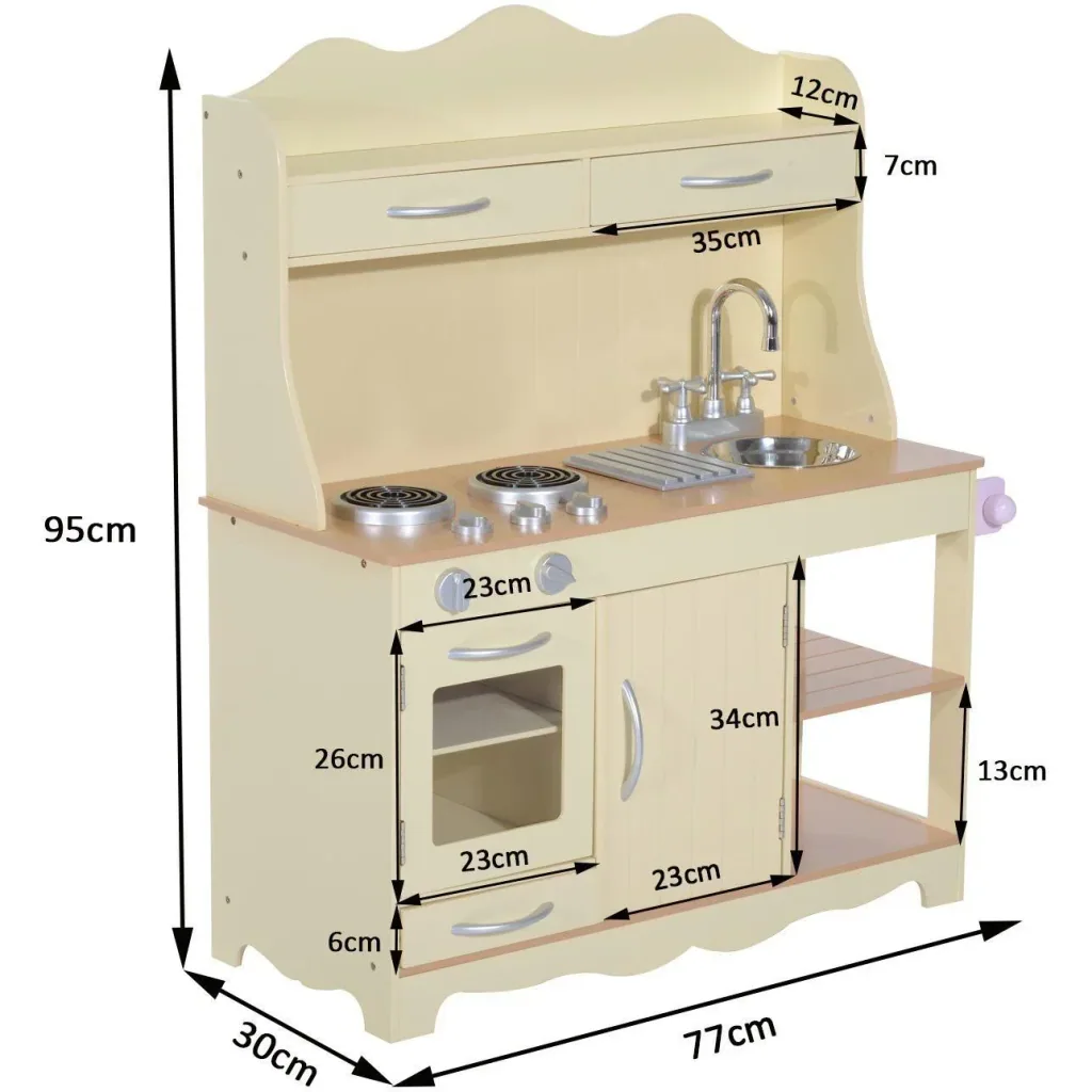 Children's kitchen play kitchen children's play kitchen yellow