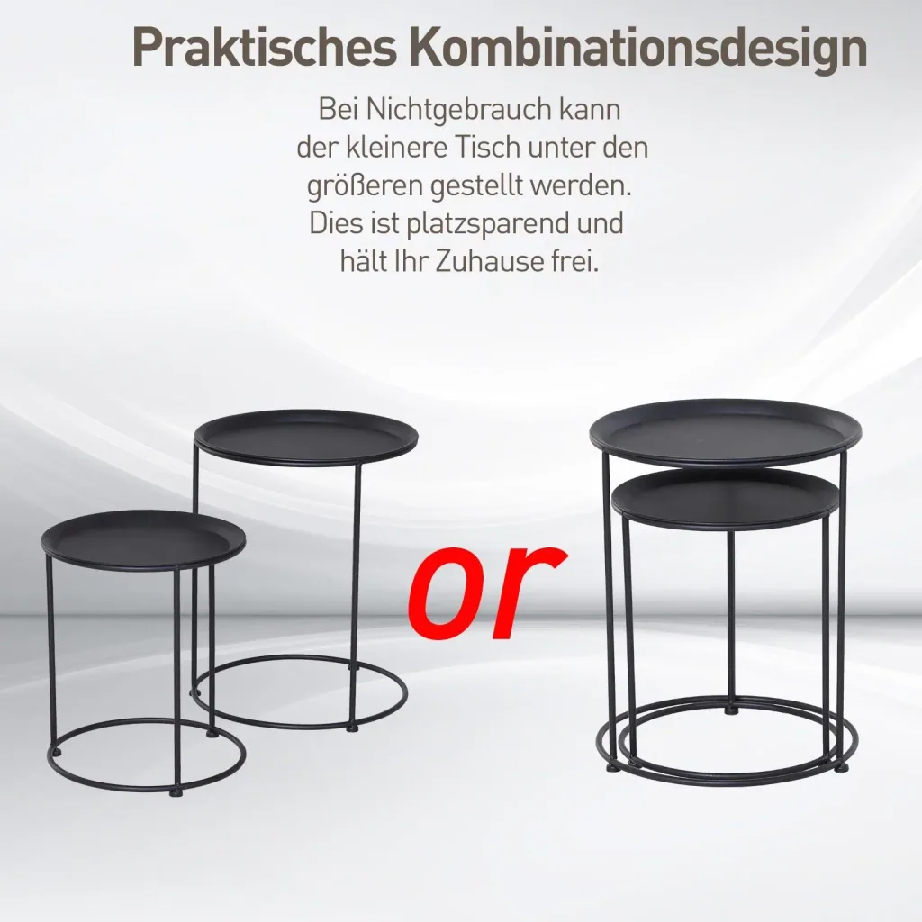 Side table in a set of 2