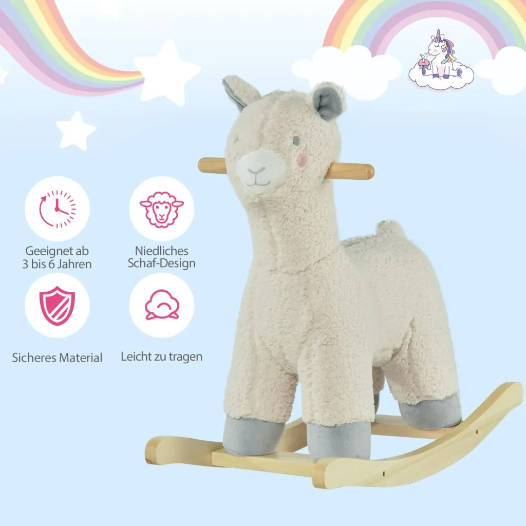 Rocking animal as a sheep
