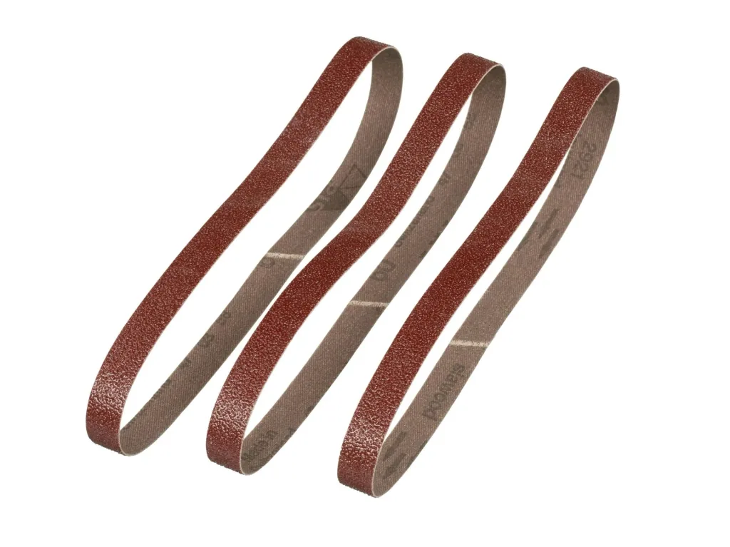 Sanding belts K60 for power file KA900E, 13 x 455mm, set of 3