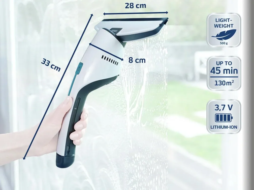 Window and bathroom vacuum cleaner set "Nemo" 3-piece