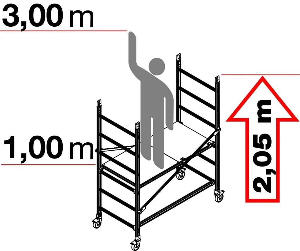 Alto 205 modular mobile scaffold