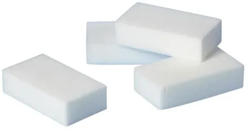 Melamine eraser sponge, 4 pieces