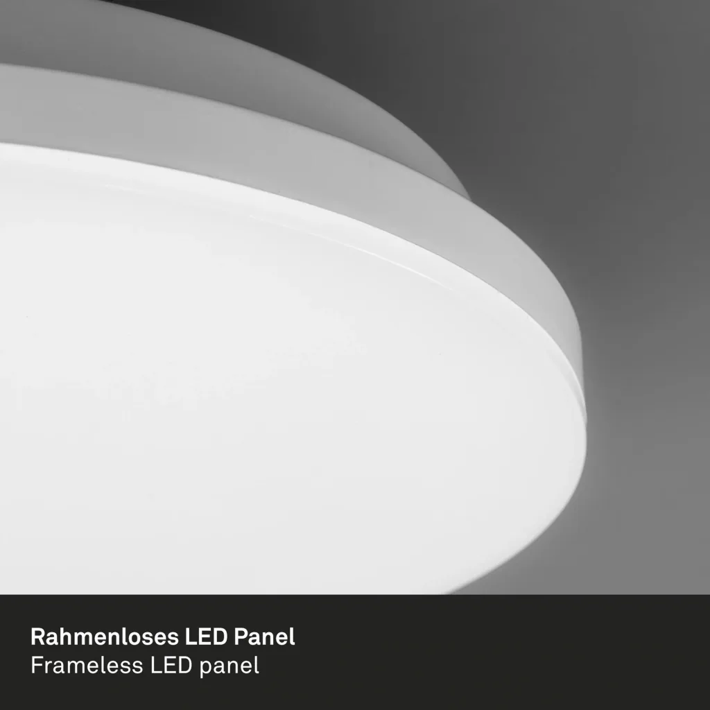 Frameless LED panel, round, Ø 30, 12 watts, white