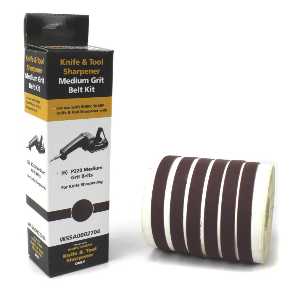 Sanding belts for Work Sharp, 6 pieces K220, fine grinding