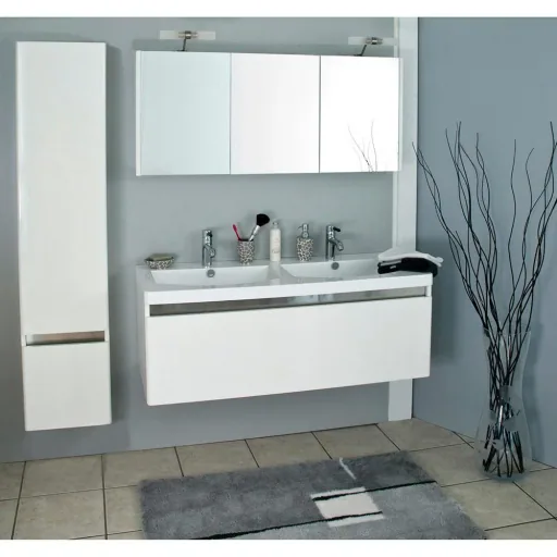 Bathroom furniture Stripe 120cm - White