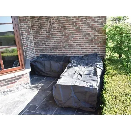 Garden cover for L-shaped lounge set - 250 cm