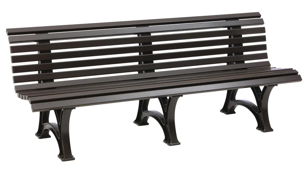 Garden bench Borkum brown