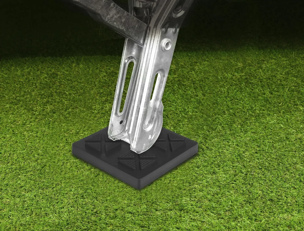 Base plate for support trestles - set of 4