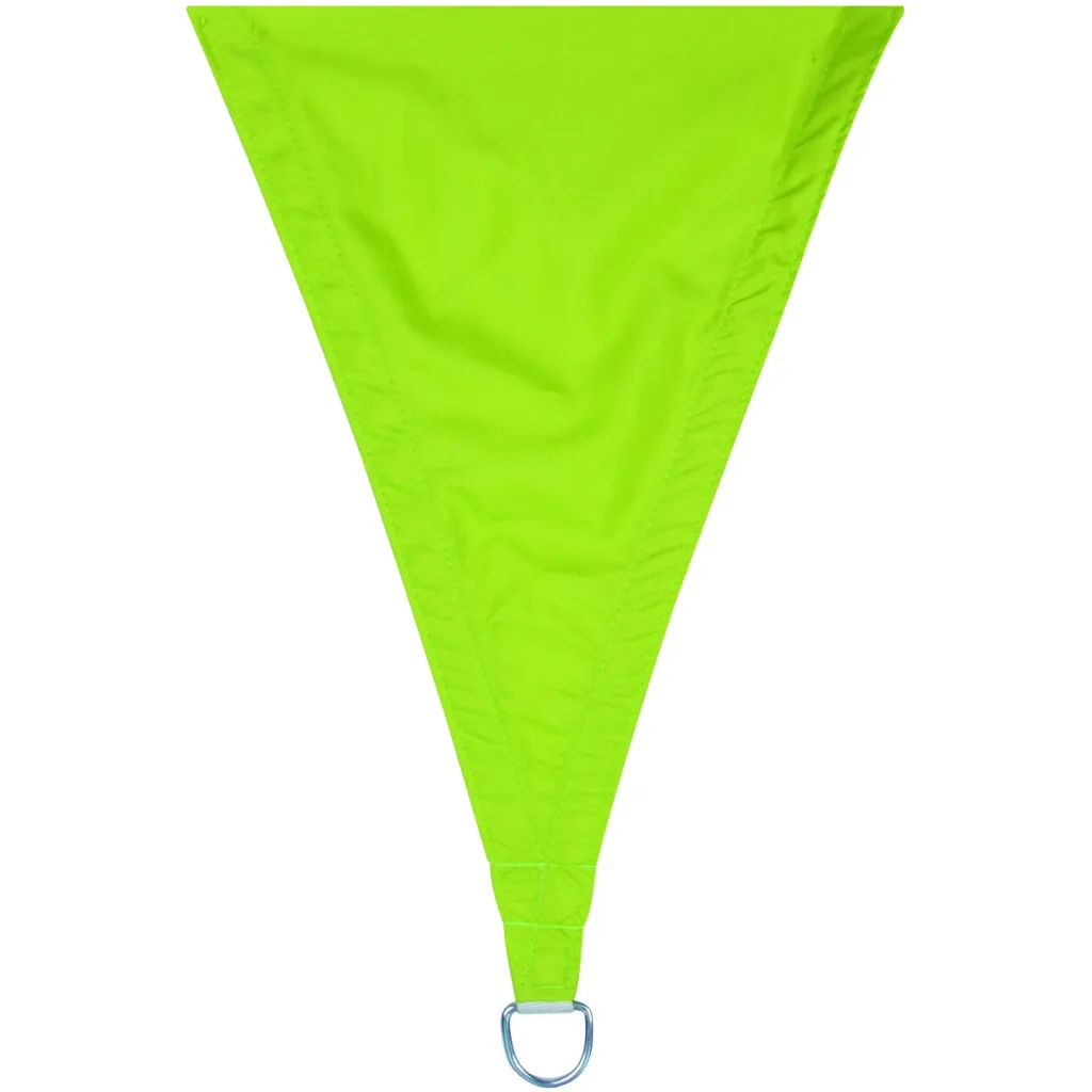Sun sail - square - 3.6 x 3.6 m - lime green