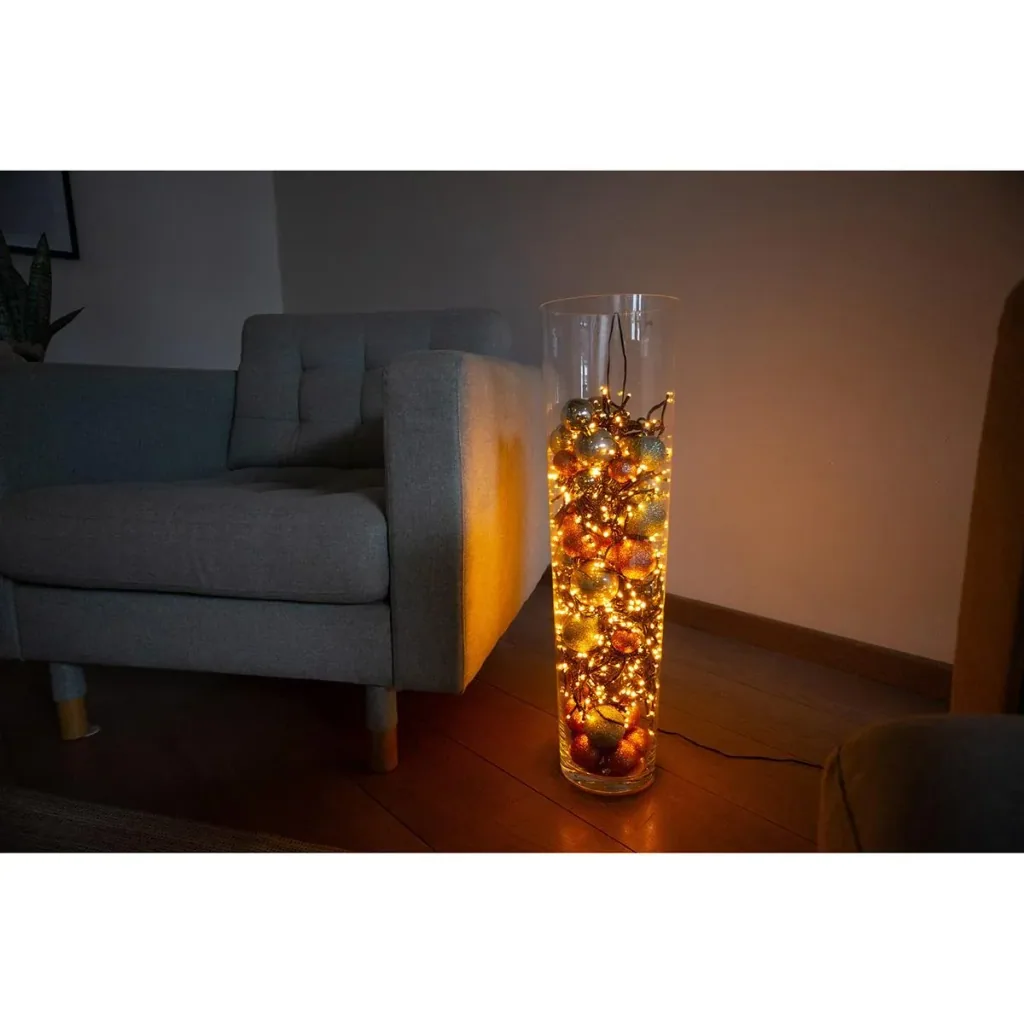 Vellight Christmas Lights - for Christmas trees up to 180cm - 220 LEDs - Arizona White - Indoor & Outdoor