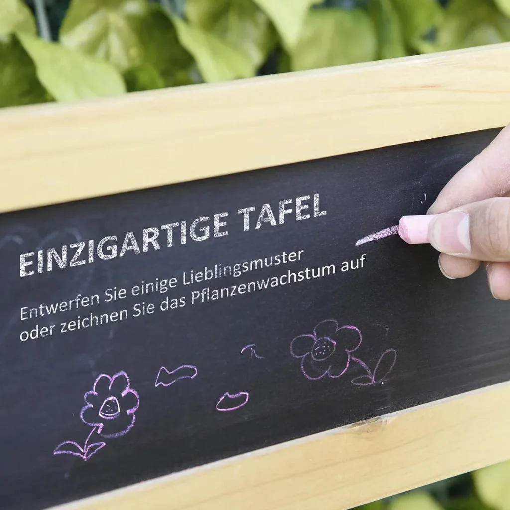 Planting table gardening table with 8 hooks drawer storage flower table made of wood for garden terrace natural 151 x 45.5 x 143 cm