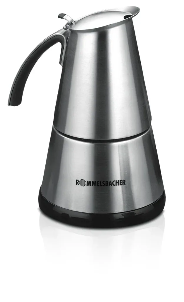 Espresso maker “EKO 364/E”, 365 watts, stainless steel, silver