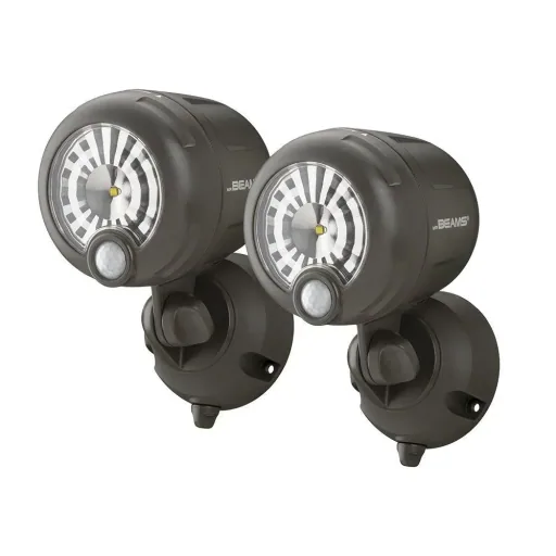 LED spotlight with motion detector MB360XT 2-pack brown 200 lumen IP66