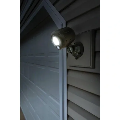 LED spotlight with motion detector MB360XT 2-pack brown 200 lumen IP66