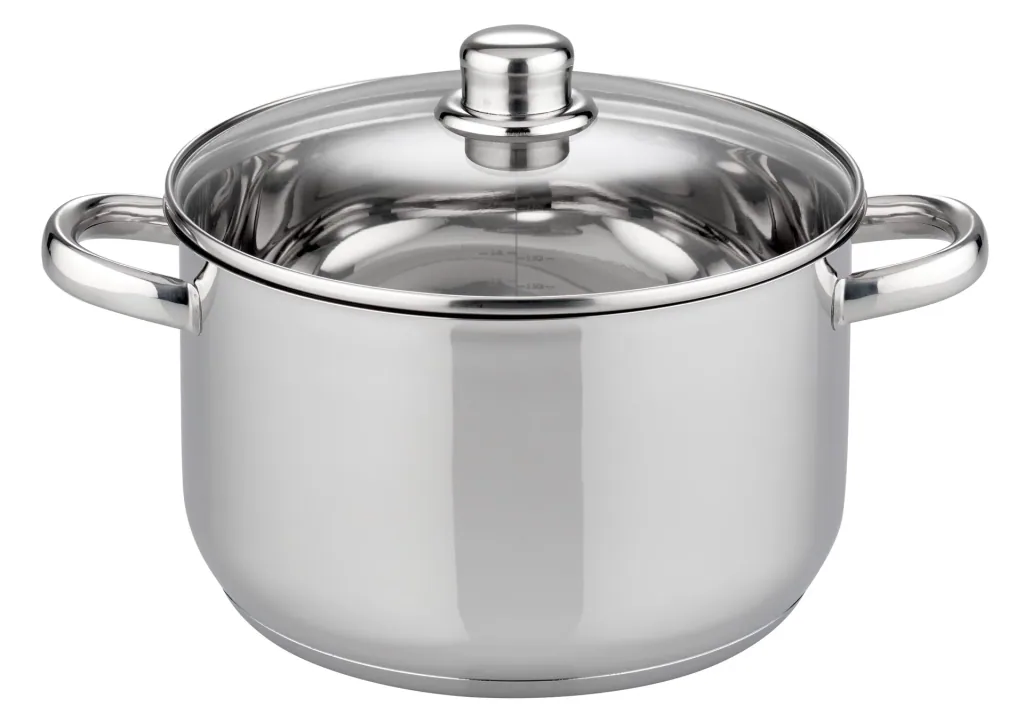 Galactica pot set with hollow handles, 9 pieces
