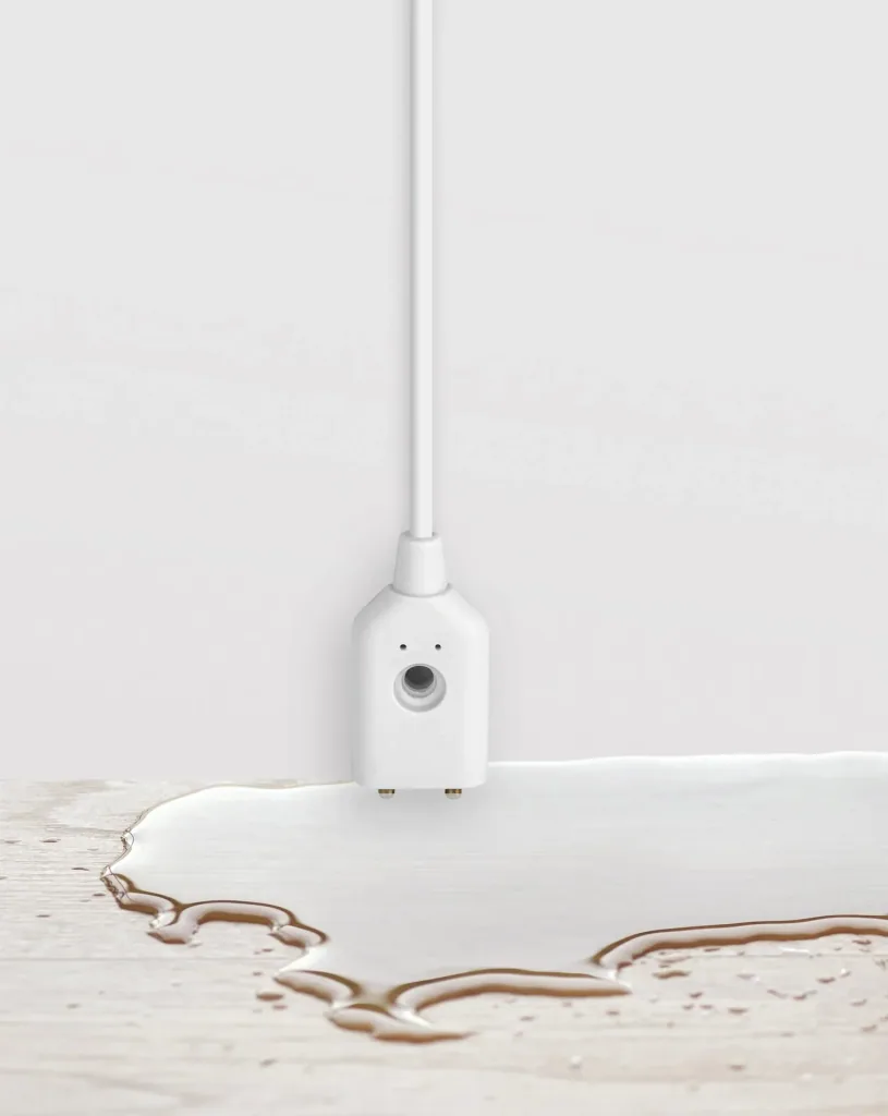 Water detector, white, 9 volts