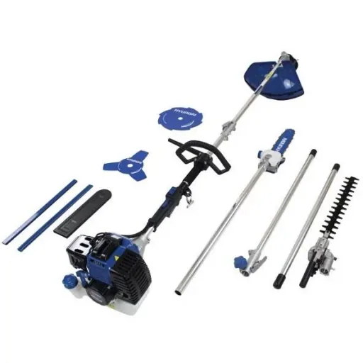 5-in-1 multifunctional cutting machine with 2-stroke petrol engine