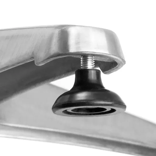 Table aluminum Ø60cm adjustable in height
