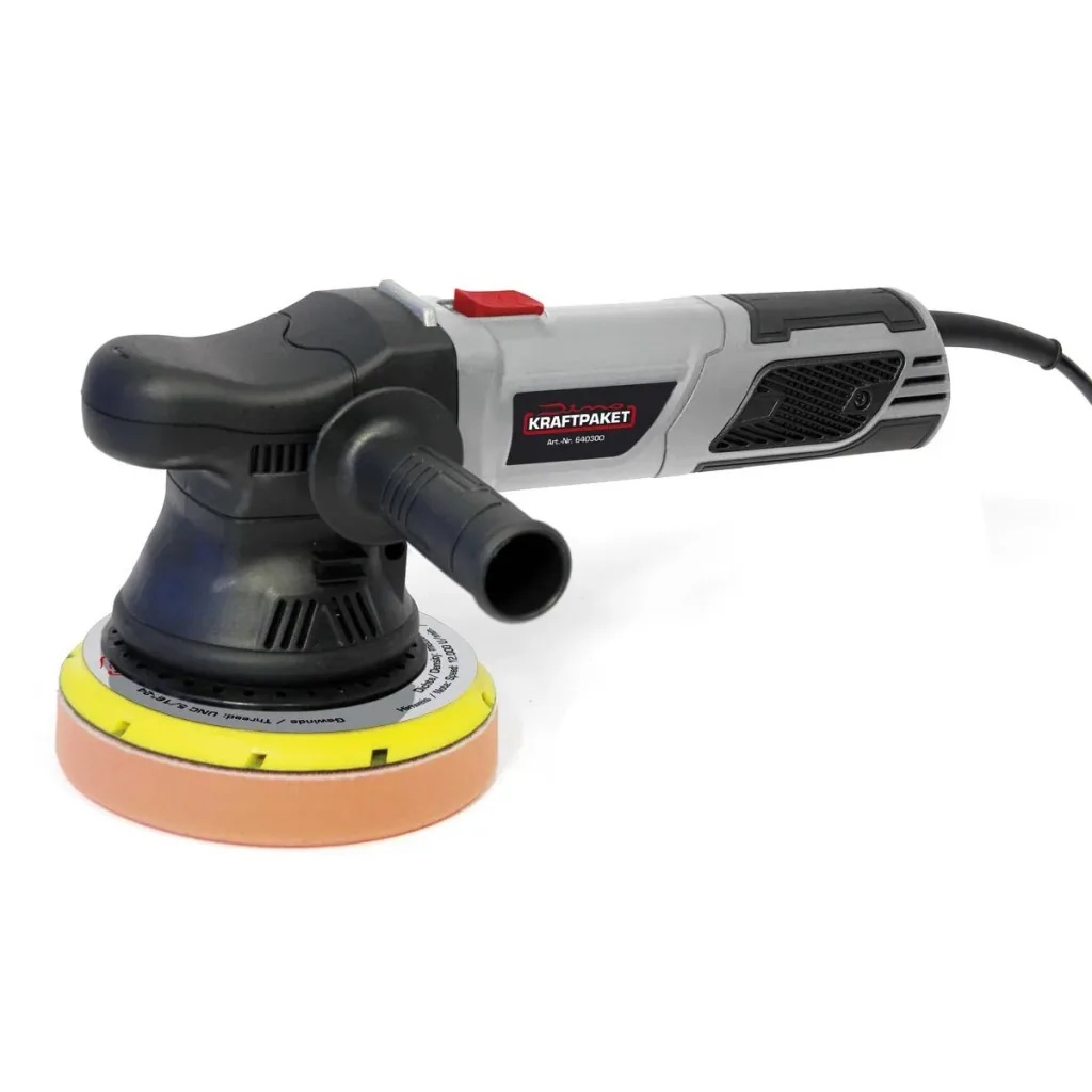 Eccentric polishing machine - 900 watts - 15 mm stroke - in XXL set